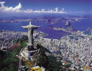 Статуя Христа и вид на Рио