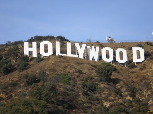 Всемирно известная надпись Голливуд