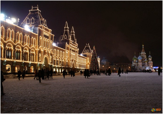 Новогодняя Москва встречает гостей