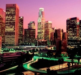 Лос-Анджелес на закате