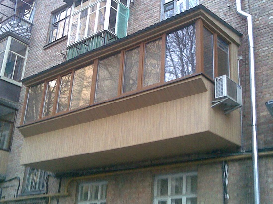 Балконы. Увеличение площади балкона за счет наращивания плиты