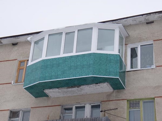 Балконы. Увеличение площади балкона за счет наращивания плиты