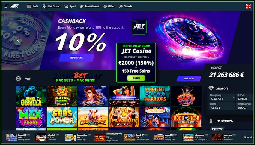 Промокод Jet Casino | Скидка 26% | август 